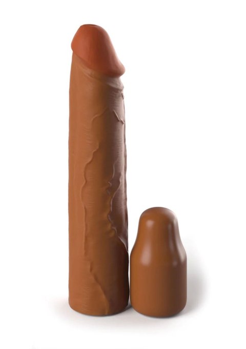 Sleeve 8 Inch + 2 Inch Plug Caramel skin tone Sleeve 8 Inch + 2 Inch Plug Caramel skin tone