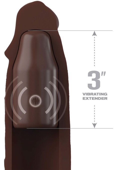 Sleeve 9 In + 3 In Plug Remote Brown skin tone Sleeve 9 In + 3 In Plug Remote Brown skin tone