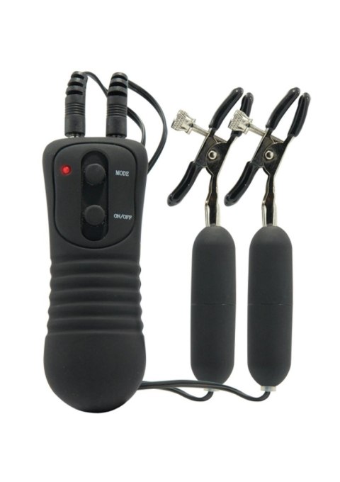 Vibrating Nipple Clamps Black Vibrating Nipple Clamps Black