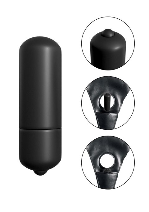 Vibrating Strap-On For Him Black Vibrating Strap-On For Him Black