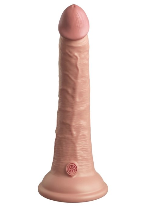 7 Inch 2Density Silicone Cock Light skin tone
