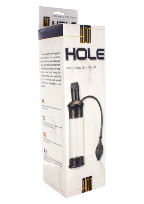 Hot Hole Vibrating Penis Pump Black Hot Hole Vibrating Penis Pump Black