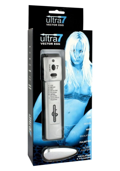 Ultra 7 Vector Egg Vibrating White Ultra 7 Vector Egg Vibrating White