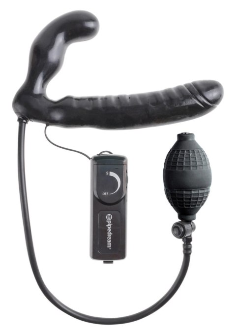 Vibrating Strapless Strap-On Black Vibrating Strapless Strap-On Black