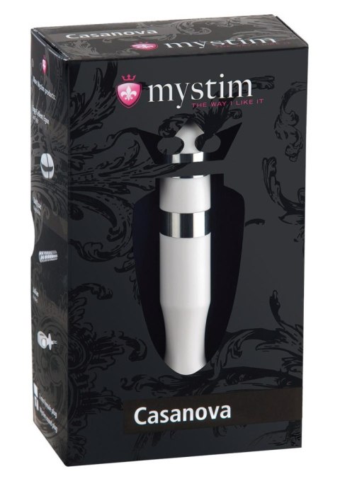Mystim Casanova Unisex Dildo White Mystim Casanova Unisex Dildo White