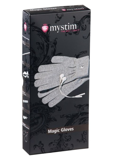 Mystim Magic Gloves Grey Mystim Magic Gloves Grey