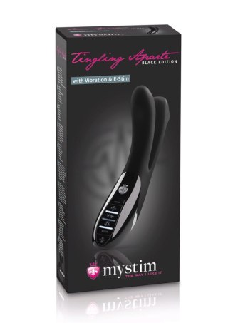 Tingling Apart eStim Vibrator Black