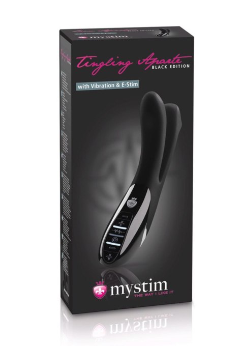 Tingling Apart eStim Vibrator Black
