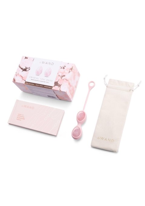 Le Wand Crystal Yoni Eggs Pink