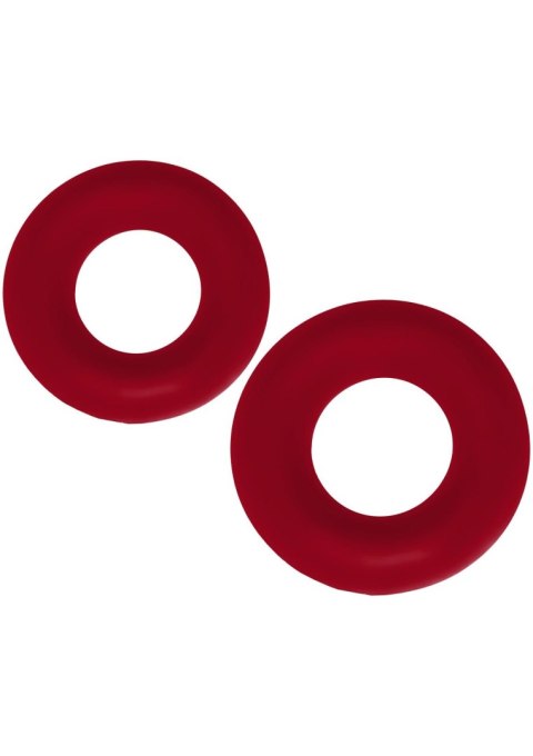 Stiffy 2-pack bulge Cockrings Red Stiffy 2-pack bulge Cockrings Red