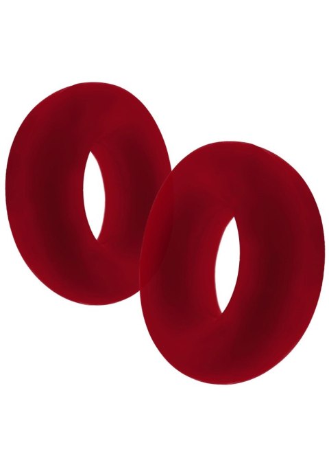 Stiffy 2-pack bulge Cockrings Red Stiffy 2-pack bulge Cockrings Red