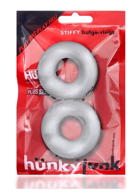 Stiffy 2-pack bulge Cockrings Transparent Stiffy 2-pack bulge Cockrings Transparent