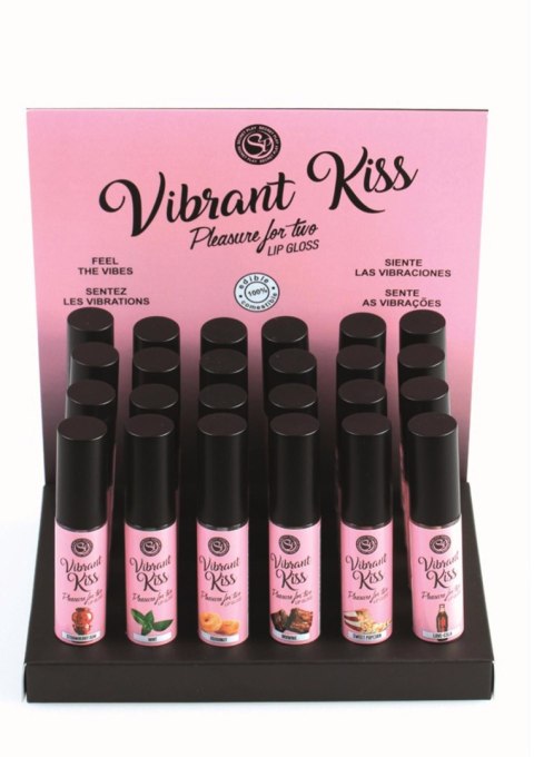 Vibrant Lip Gloss Display 24PC Cola Vibrant Lip Gloss Display 24PC Cola
