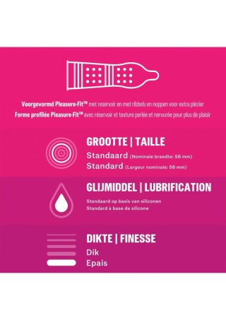 DUREX Pleasure Me 6x10 Natural