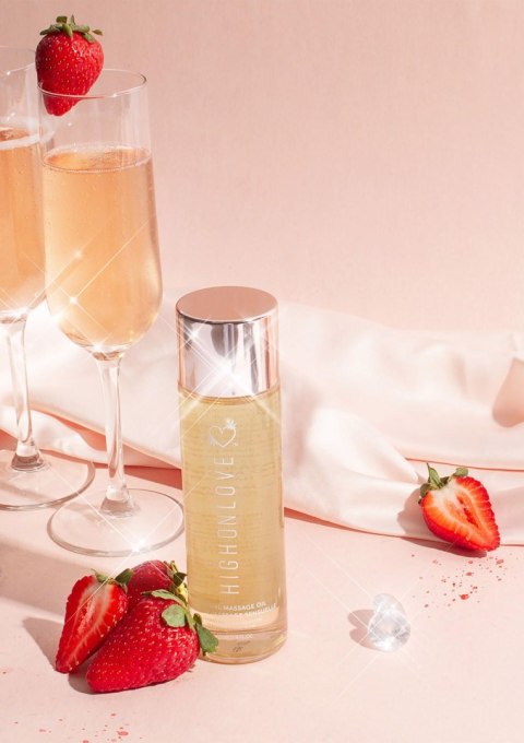 Massage Oil 120ml Champagne & Strawberry Massage Oil 120ml Champagne & Strawberry