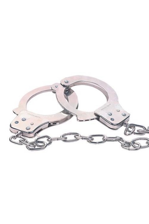 CHROME HANDCUFFS METAL HANDCUFFS W. KEY CHROME HANDCUFFS METAL HANDCUFFS W. KEY