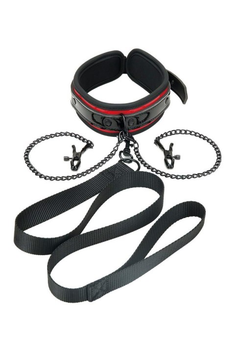 HEARTBREAKER DELUXE COLLAR AND LEASH SET HEARTBREAKER DELUXE COLLAR AND LEASH SET