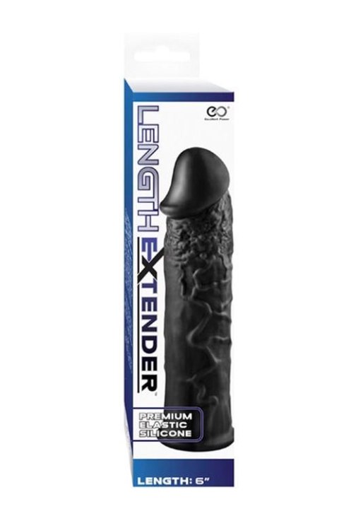 LENGTH EXTENDER SLEEVE 6INCH BLACK LENGTH EXTENDER SLEEVE 6INCH BLACK