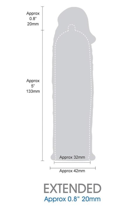 LENGTH EXTENDER SLEEVE 6INCH BLACK LENGTH EXTENDER SLEEVE 6INCH BLACK
