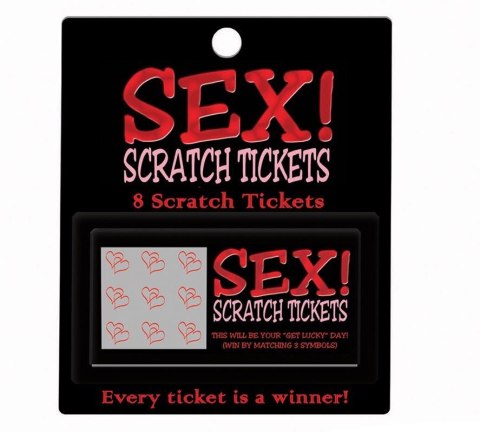 SEX! SCRATCH TICKETS SEX! SCRATCH TICKETS