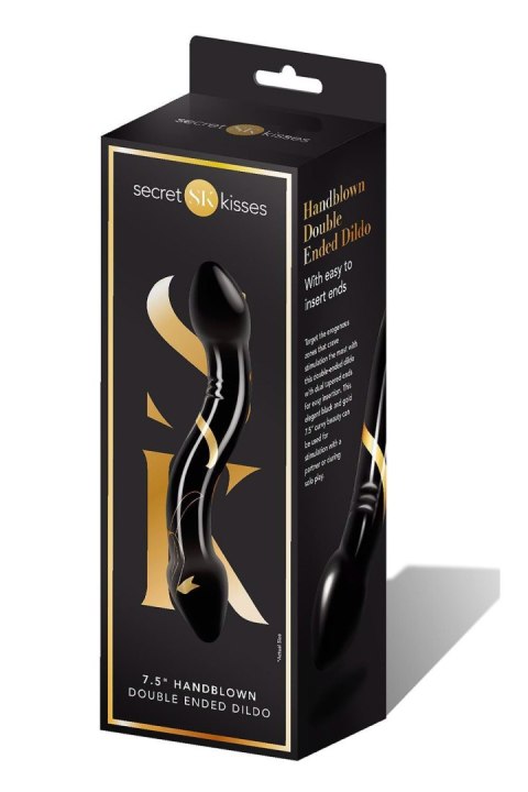 SECRET KISSES 7.5" HANDBLOWN DOUBLE ENDED DILDO SECRET KISSES 7.5" HANDBLOWN DOUBLE ENDED DILDO
