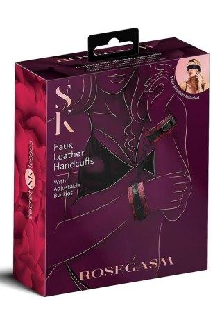 SECRET KISSES ROSEGASM BUCKLE CUFFS