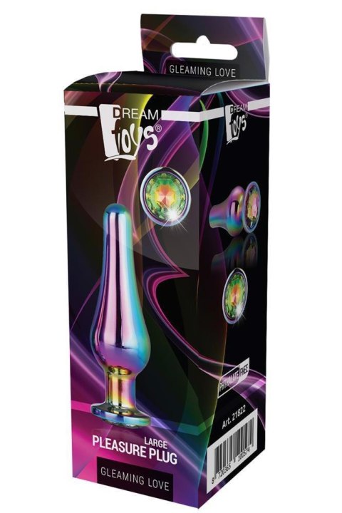 GLEAMING LOVE COLOURED PLEASURE PLUG L GLEAMING LOVE COLOURED PLEASURE PLUG L
