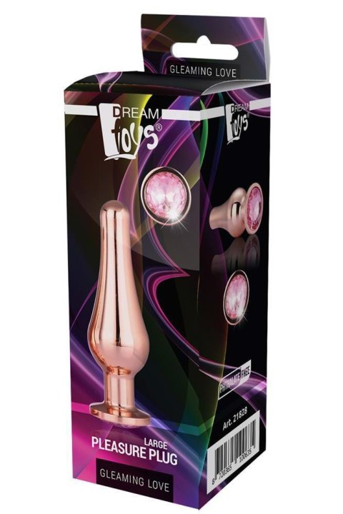 GLEAMING LOVE ROSE GOLD PLEASURE PLUG L GLEAMING LOVE ROSE GOLD PLEASURE PLUG L