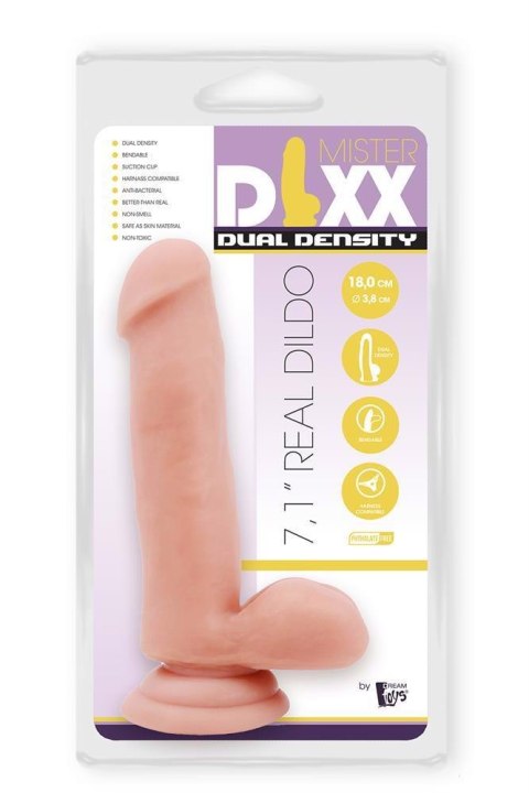 MR. DIXX 7.1INCH DUAL DENSITY DILDO MR. DIXX 7.1INCH DUAL DENSITY DILDO