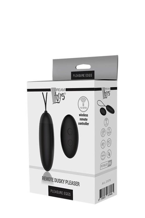 PLEASURE EGGS REMOTE DUSKY PLEASER BLACK PLEASURE EGGS REMOTE DUSKY PLEASER BLACK