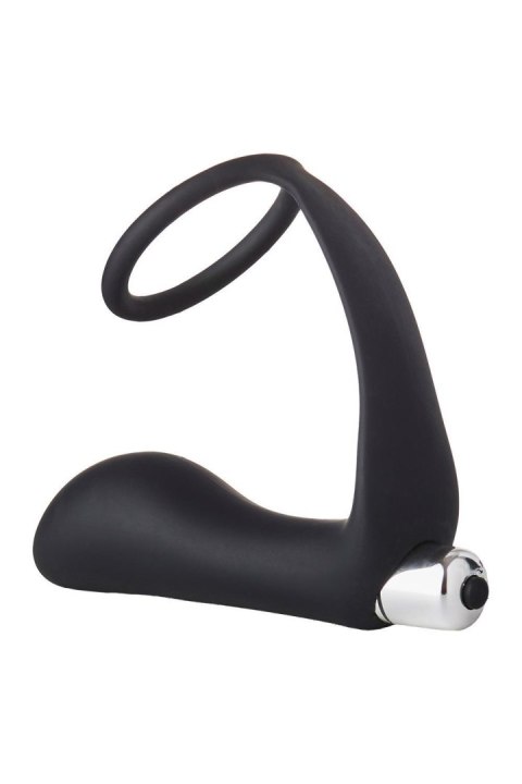 FANTASSTIC VIBRATING ANAL PLUG WITH COCKRING BLACK FANTASSTIC VIBRATING ANAL PLUG WITH COCKRING BLACK