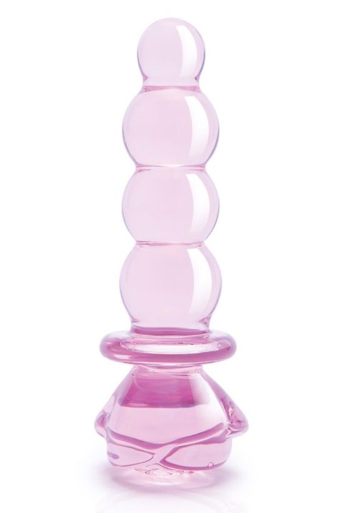 GLAZE GLASS ROSEBUD BEADED PLUG GLAZE GLASS ROSEBUD BEADED PLUG