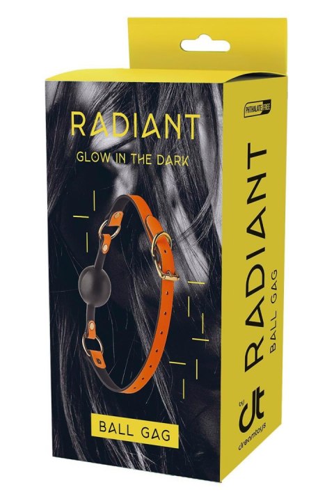 RADIANT BALL GAG GLOW IN THE DARK ORANGE RADIANT BALL GAG GLOW IN THE DARK ORANGE
