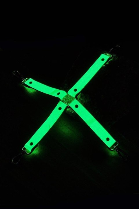 RADIANT HOG TIE GLOW IN THE DARK GREEN RADIANT HOG TIE GLOW IN THE DARK GREEN