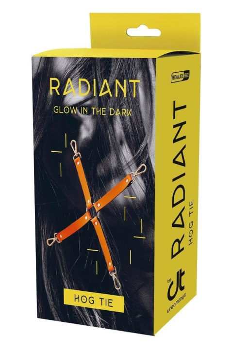 RADIANT HOG TIE GLOW IN THE DARK ORANGE RADIANT HOG TIE GLOW IN THE DARK ORANGE