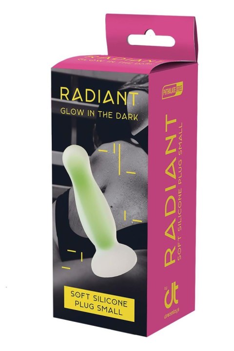 RADIANT SOFT SILICONE GLOW IN THE DARK PLUG SMALL GREEN RADIANT SOFT SILICONE GLOW IN THE DARK PLUG SMALL GREEN