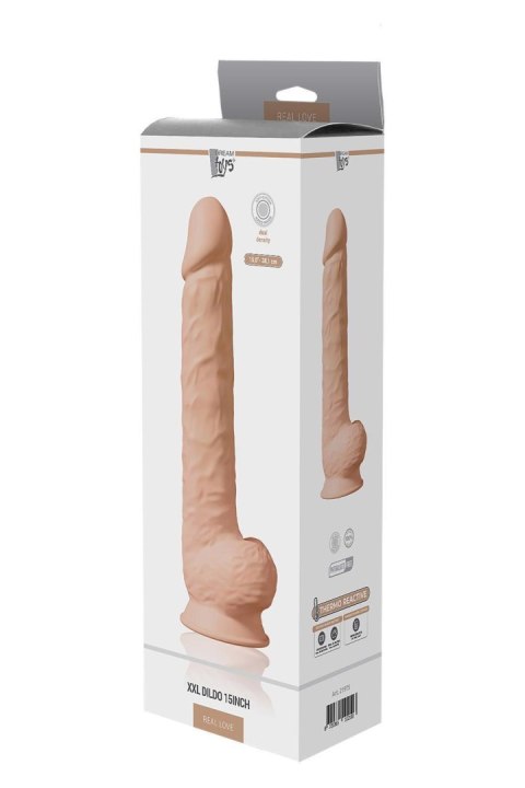 REAL LOVE DUAL DENSITY XXL DILDO 15INCH FLESH REAL LOVE DUAL DENSITY XXL DILDO 15INCH FLESH