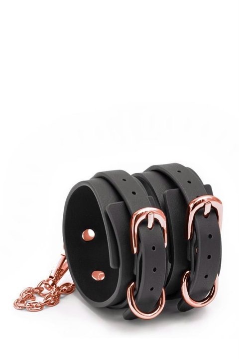 BONDAGE COUTURE ANKLE CUFFS BLACK BONDAGE COUTURE ANKLE CUFFS BLACK