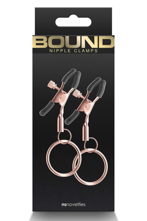 BOUND NIPPLE CLAMPS C2- ROSE GOLD BOUND NIPPLE CLAMPS C2- ROSE GOLD