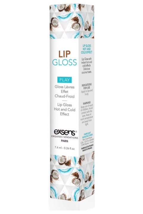 EXSENS HOT KISS LIP GLOSS COCONUT 7,4ML EXSENS HOT KISS LIP GLOSS COCONUT 7,4ML