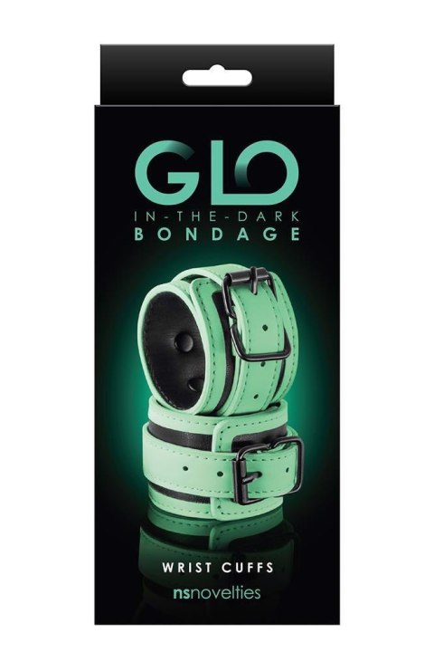 GLO BONDAGE WRIST CUFF GREEN GLO BONDAGE WRIST CUFF GREEN