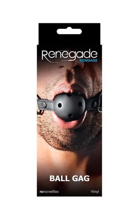 RENEGADE BONDAGE BALL GAG BLACK RENEGADE BONDAGE BALL GAG BLACK