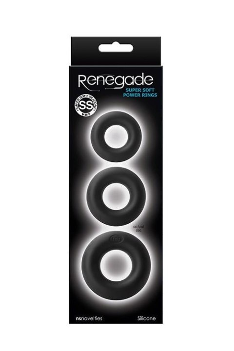 RENEGADE SUPER SOFT POWER RINGS BLACK RENEGADE SUPER SOFT POWER RINGS BLACK