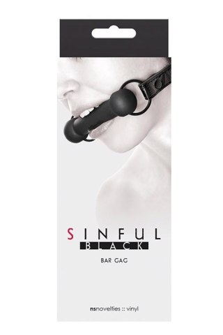 SINFUL BAR GAG BLACK