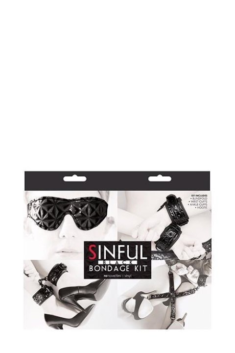 SINFUL BONDAGE KIT BLACK SINFUL BONDAGE KIT BLACK
