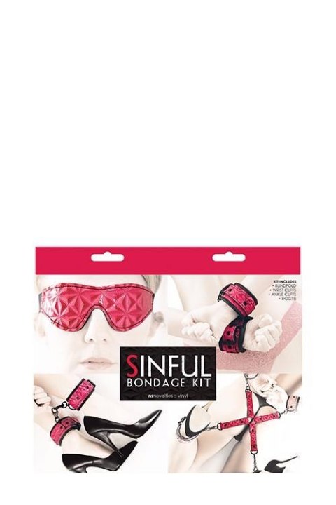 SINFUL BONDAGE KIT PINK SINFUL BONDAGE KIT PINK