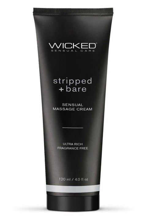 WICKED SENSUAL MASSAGE CREAM 120ML STRIPPED AND BARE UNSCENTED WICKED SENSUAL MASSAGE CREAM 120ML STRIPPED AND BARE UNSCENTED
