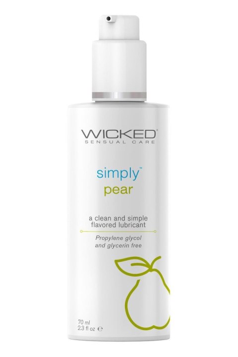 WICKED SIMPLY LUBRICANT PEAR 70ML WICKED SIMPLY LUBRICANT PEAR 70ML