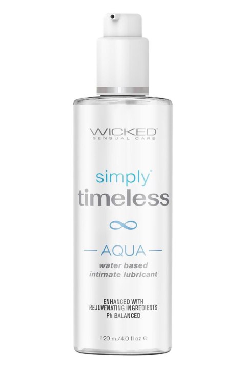 WICKED SIMPLY TIMELESS AQUA LUBRICANT 120ML WICKED SIMPLY TIMELESS AQUA LUBRICANT 120ML