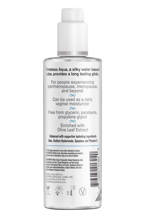 WICKED SIMPLY TIMELESS AQUA LUBRICANT 120ML WICKED SIMPLY TIMELESS AQUA LUBRICANT 120ML